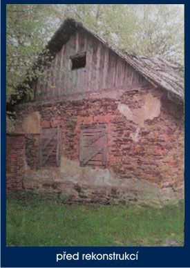 hřbitovní domek č.p. 57 P10 Uhříněves před rekonstrukcí